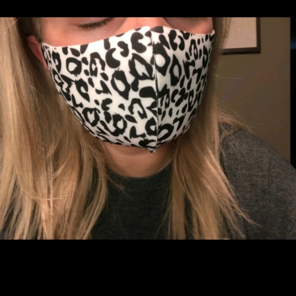 Black and white Dalmatians mask